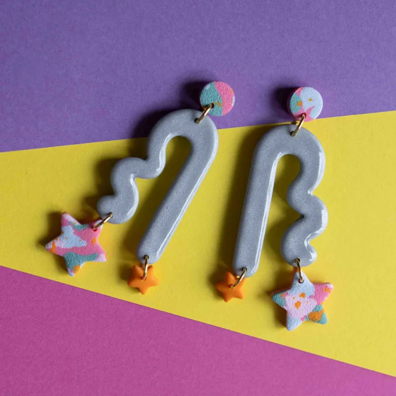 STARSseria / kolczyki BEND