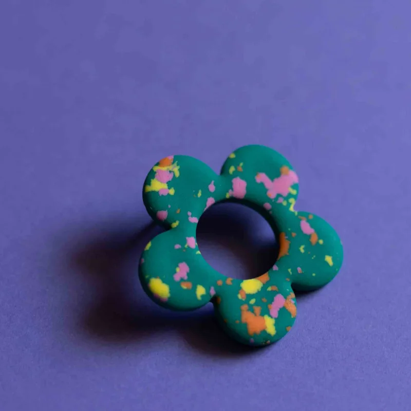 PIN na okulary / turkus